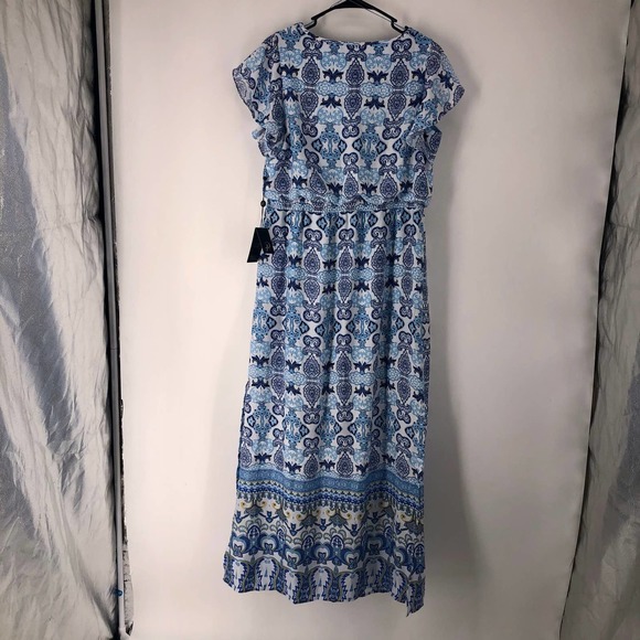 NWT Adrianna Papell 12P Paisley Flowy Summer Dress - Picture 14 of 15